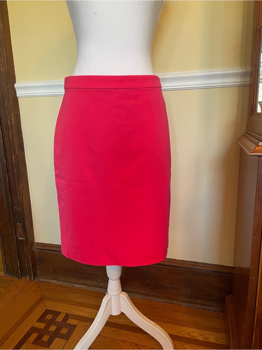 J. Crew Bright Pink Pencil Skirt